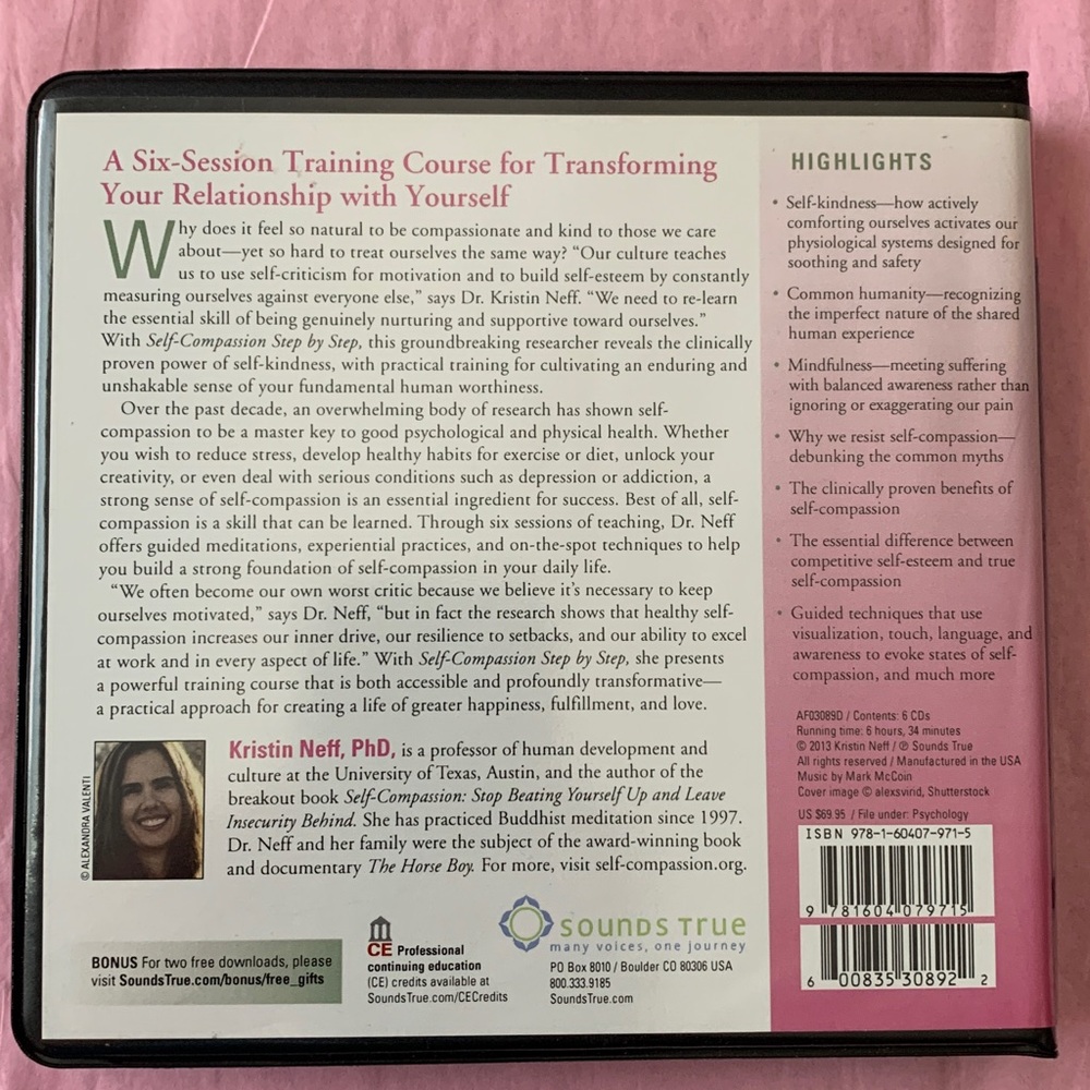 Self-Compassion Audio Learning Course - Picture 3 of 6